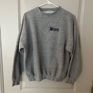 Xavier University long sleeve Crewneck pullover sweatshirt | size small